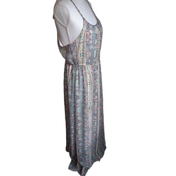 American Eagle Paisley Boho Print Maxi Dress - sheer and flowy - size M - Picture 7 of 16